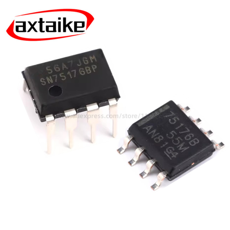 Dip Bar Parallel - 10 pces sn75176bp dip-8 sn75176bdr 75176b