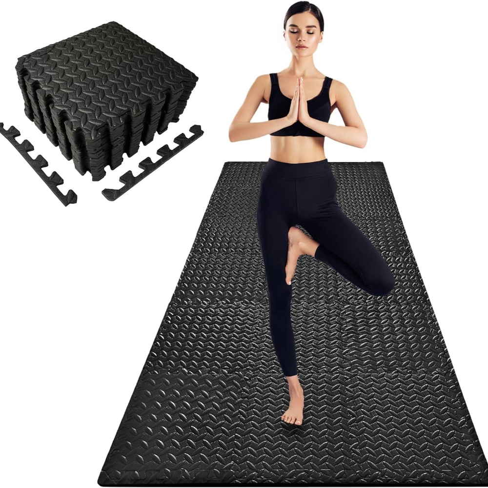Yoga Fitness Rooms - Tapetes de espuma intertravados fitness (16