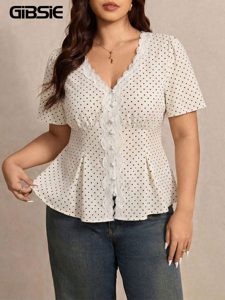 Waist Trainer Women - GIBSIE Blusa Feminina Plus Size com