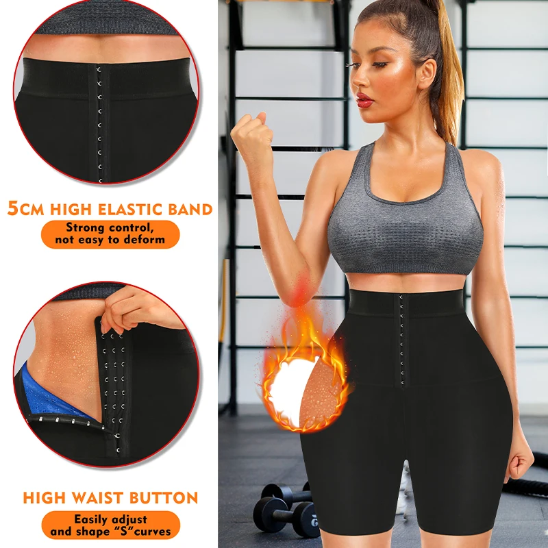 Waist Trainer Women - Suor sauna calças corpo shaper shorts