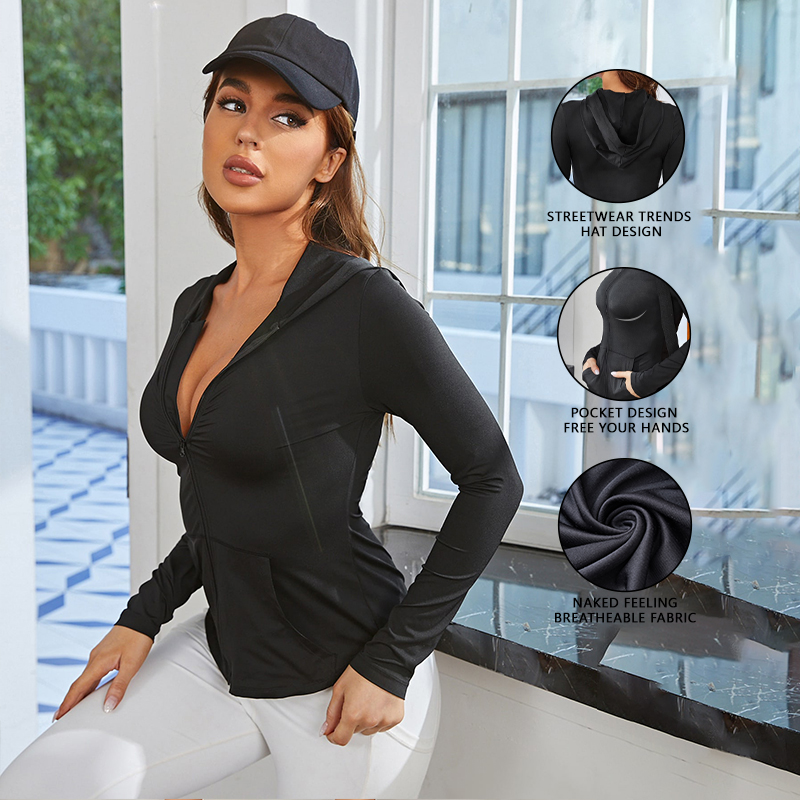 Casaco feminino preto justo, r - Yoga Fitness Yoga avaliação e preço