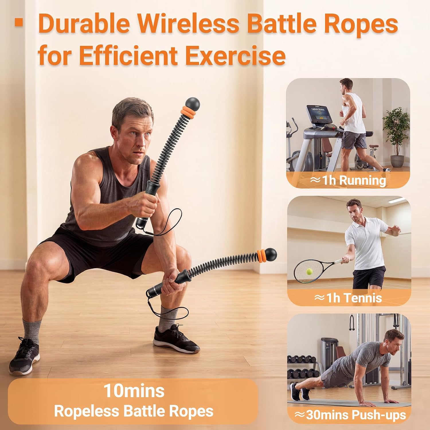 Corda de Treino Ajustável Sem  - Battle Rope Exercise avaliação e preço
