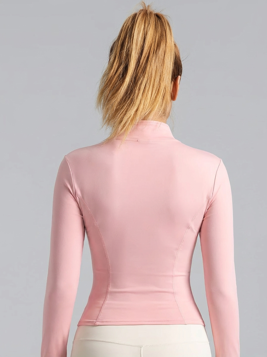Nova Jaqueta Feminina Rosa Cla - Yoga Fitness Yoga avaliação e preço