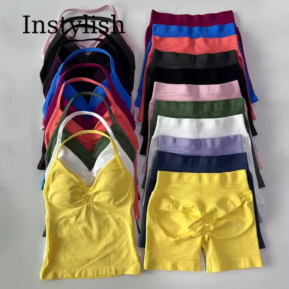Conjunto de Yoga Sem Costura p - Yoga Fitness Yoga avaliação e preço